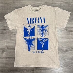 Nirvana In Utero Album Cover Band Tee Shirt Men’s Size Medium